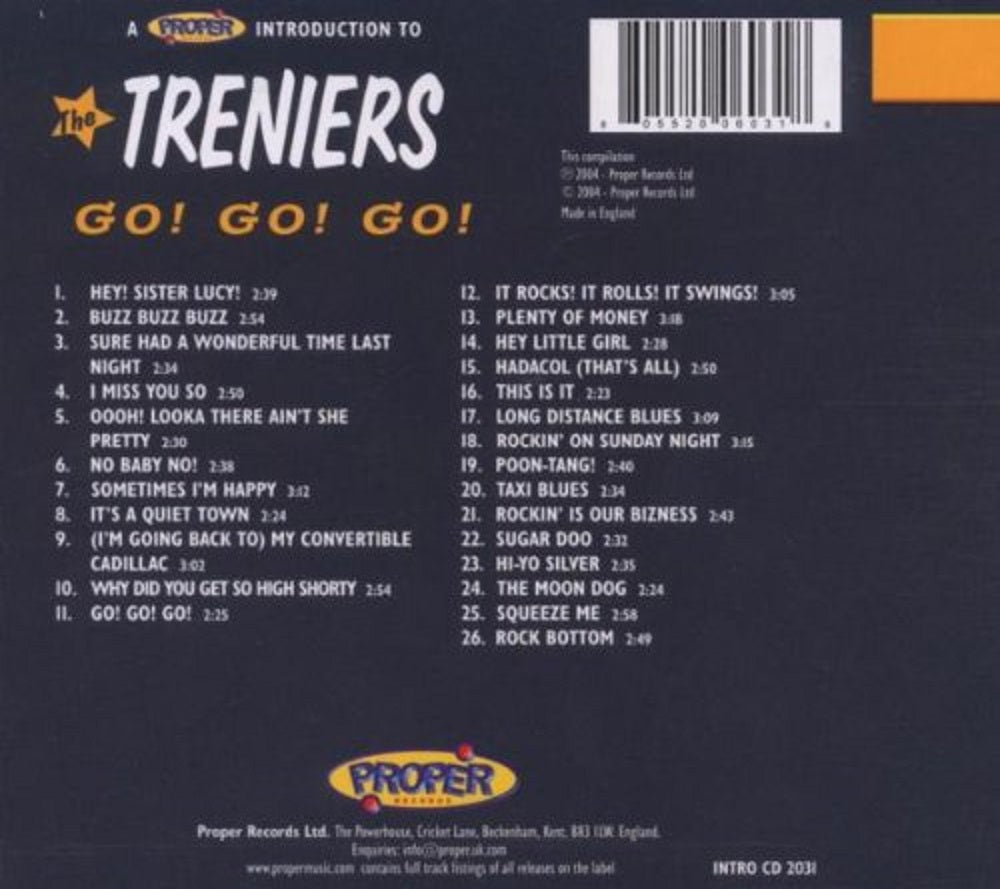 CD - Treniers - Go !Go!Go!