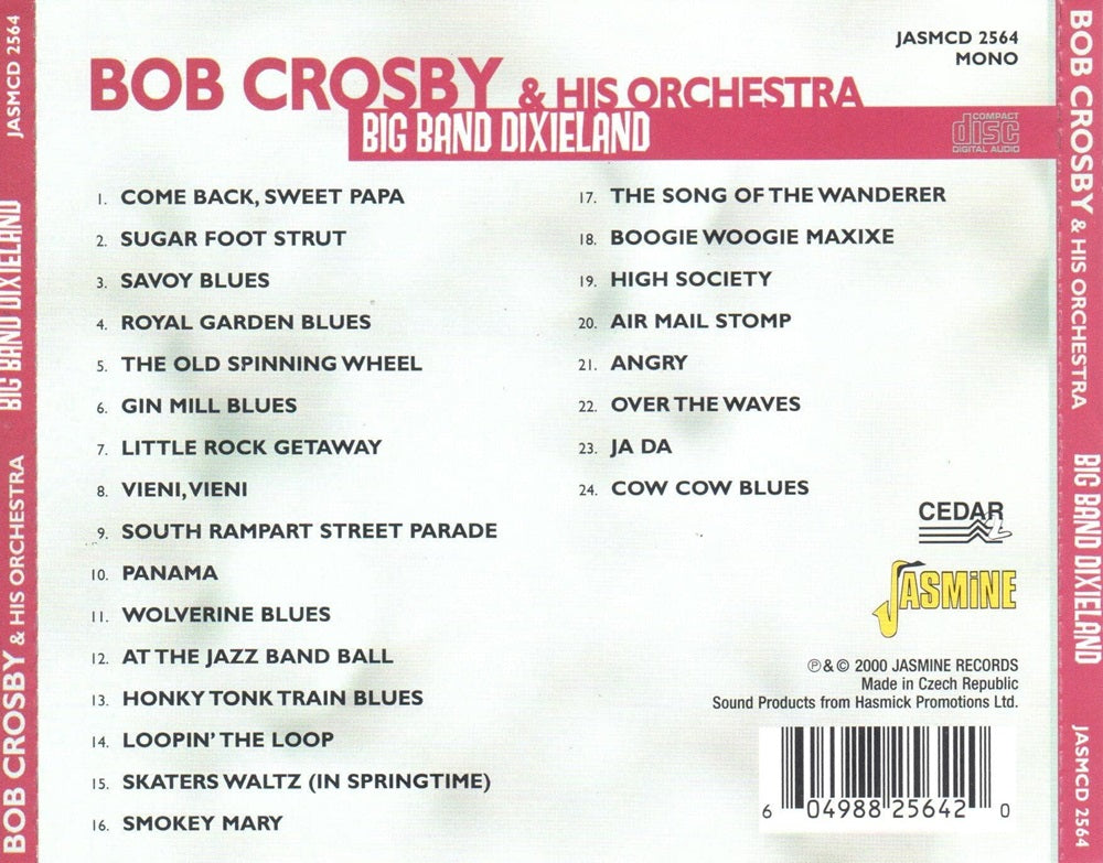 CD - Bob Crosby - Big Band Dixieland