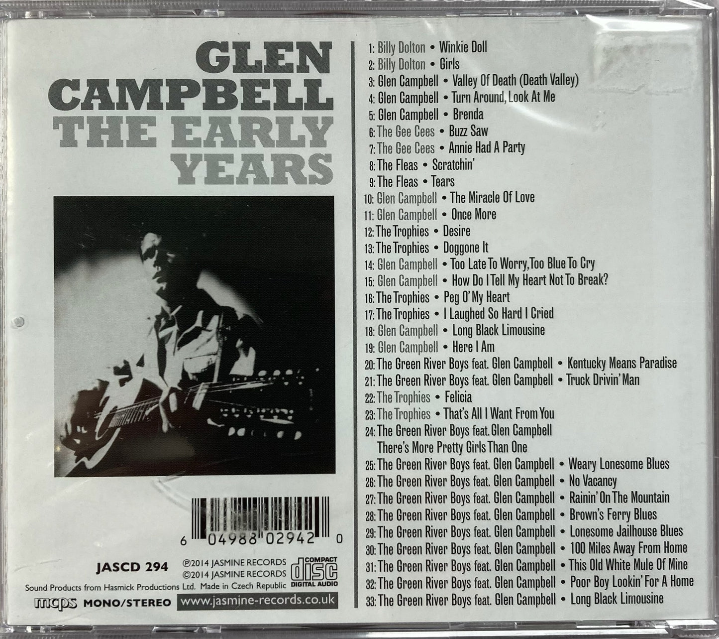 CD - Glen Campbell - The Early Years