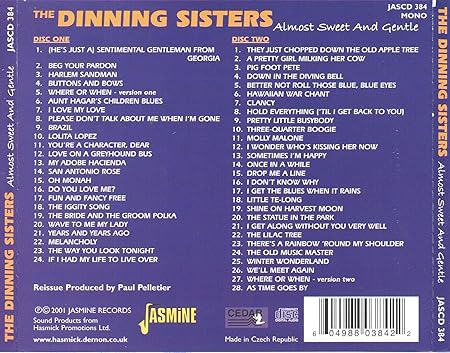 CD - Dinning Sisters - Almost Sweet And Gentle