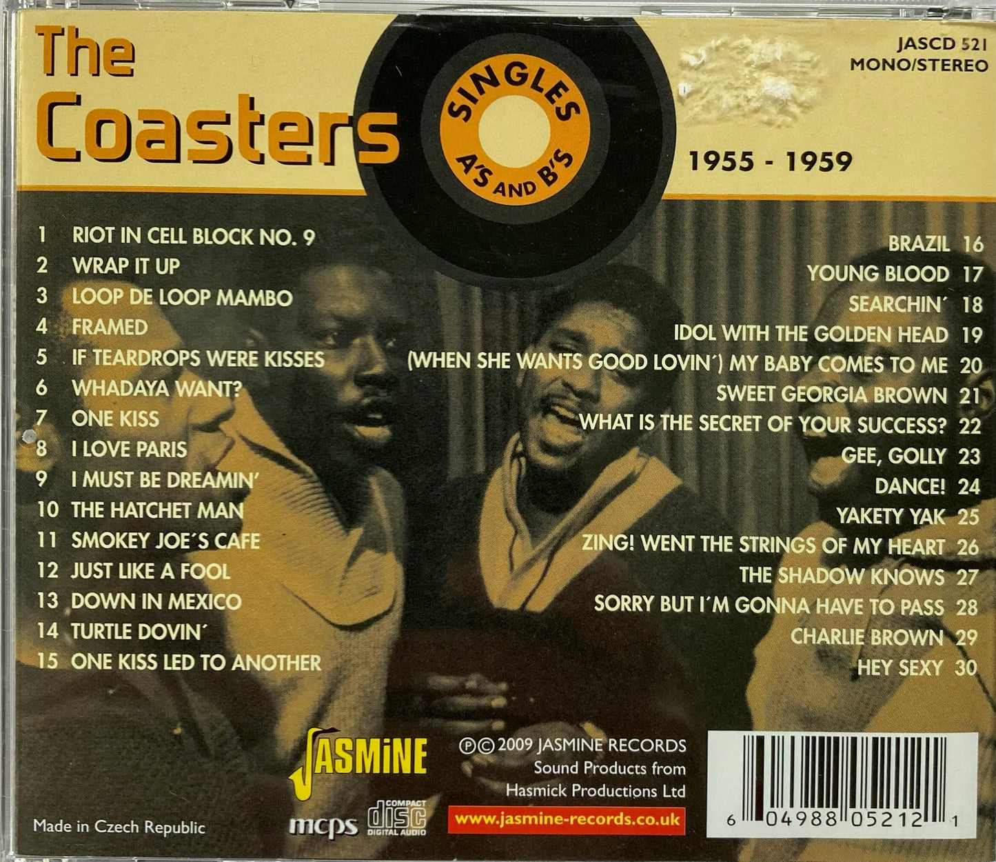 CD - Coasters - Singles As And Bs 1955-1959