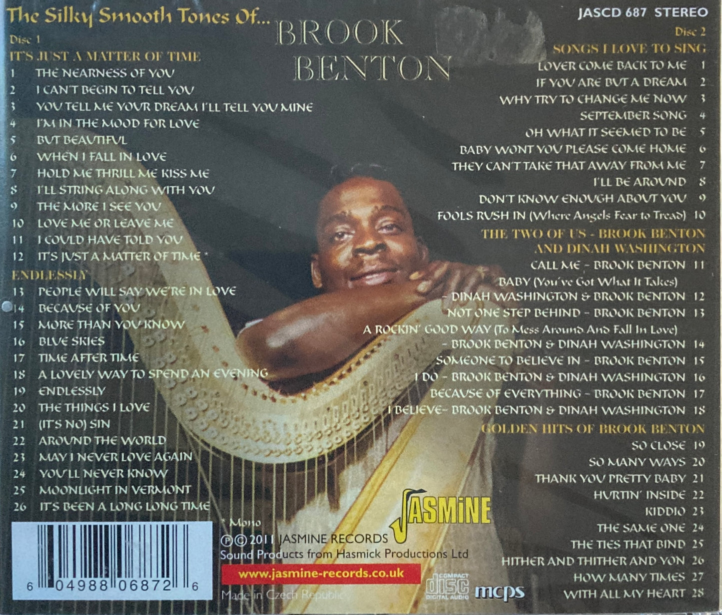 CD - Brook Benton - The Silley Smooth Tones Of Brook Benton