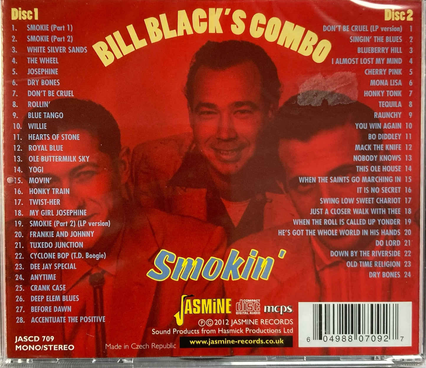 CD - Bill Blacks Combo - Smokin'