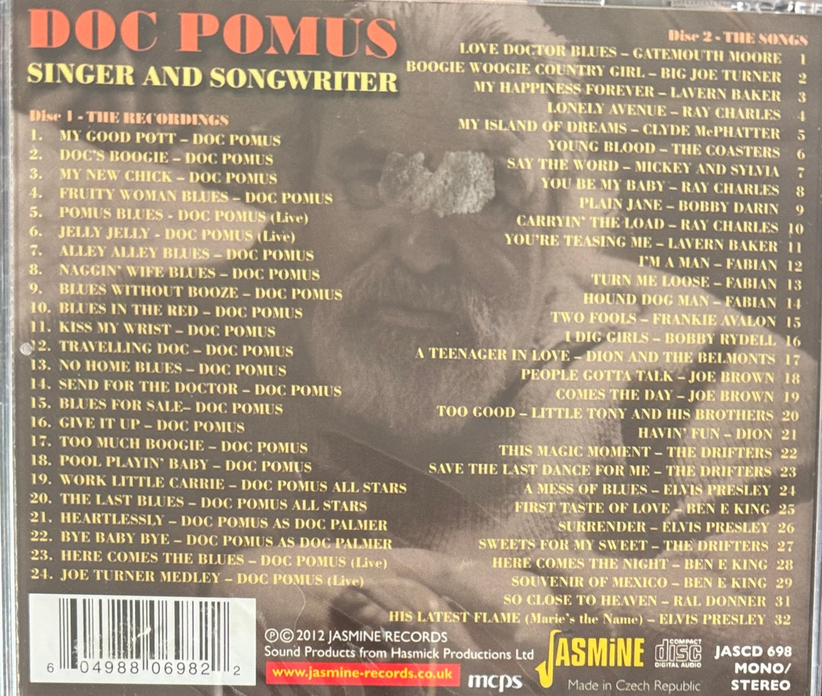 CD-2 - Doc Pomus - Singer And Songwriter