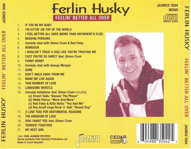 CD - Ferlin Husky - Feelin' Better All Over