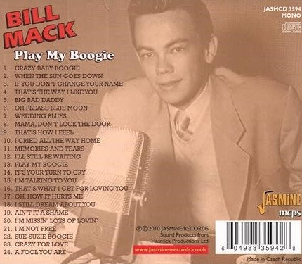 CD - Bill Mack - Play My Boogie