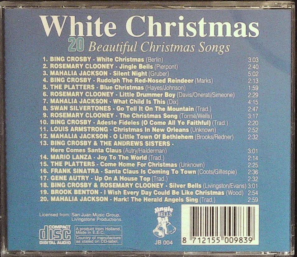 CD - VA - White Christmas - 20 Beautiful Christmas Songs