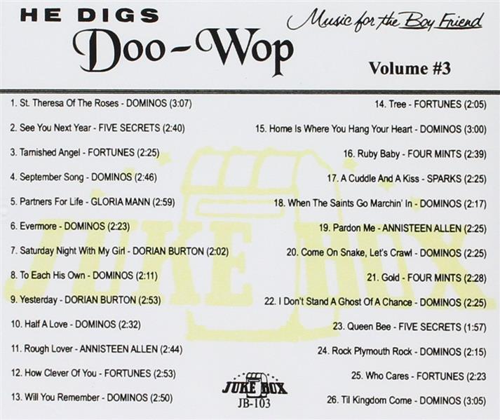 CD - VA - He Digs Doo-Wop Vol. 3