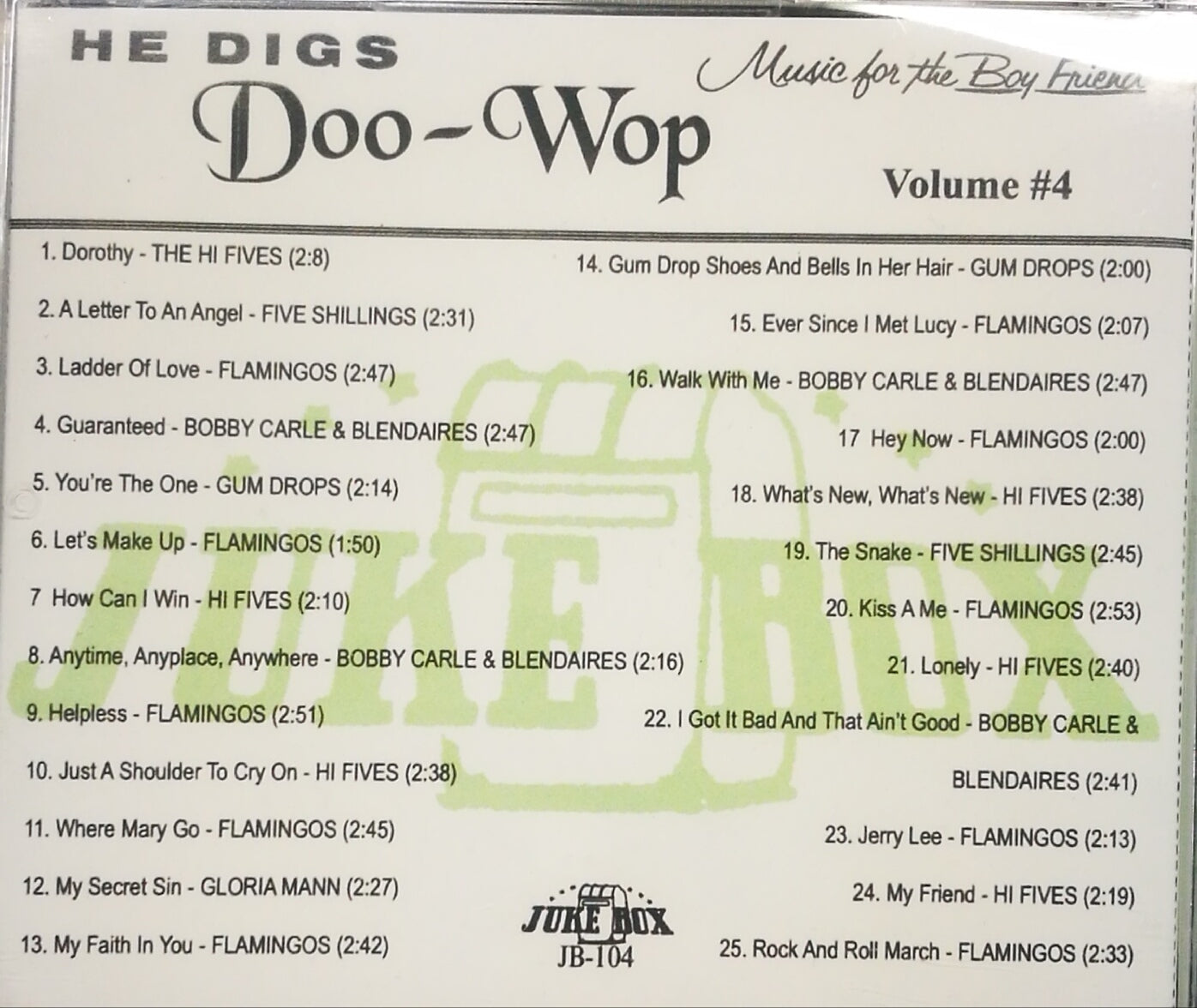 CD - VA - He Digs Doo-Wop Vol. 4