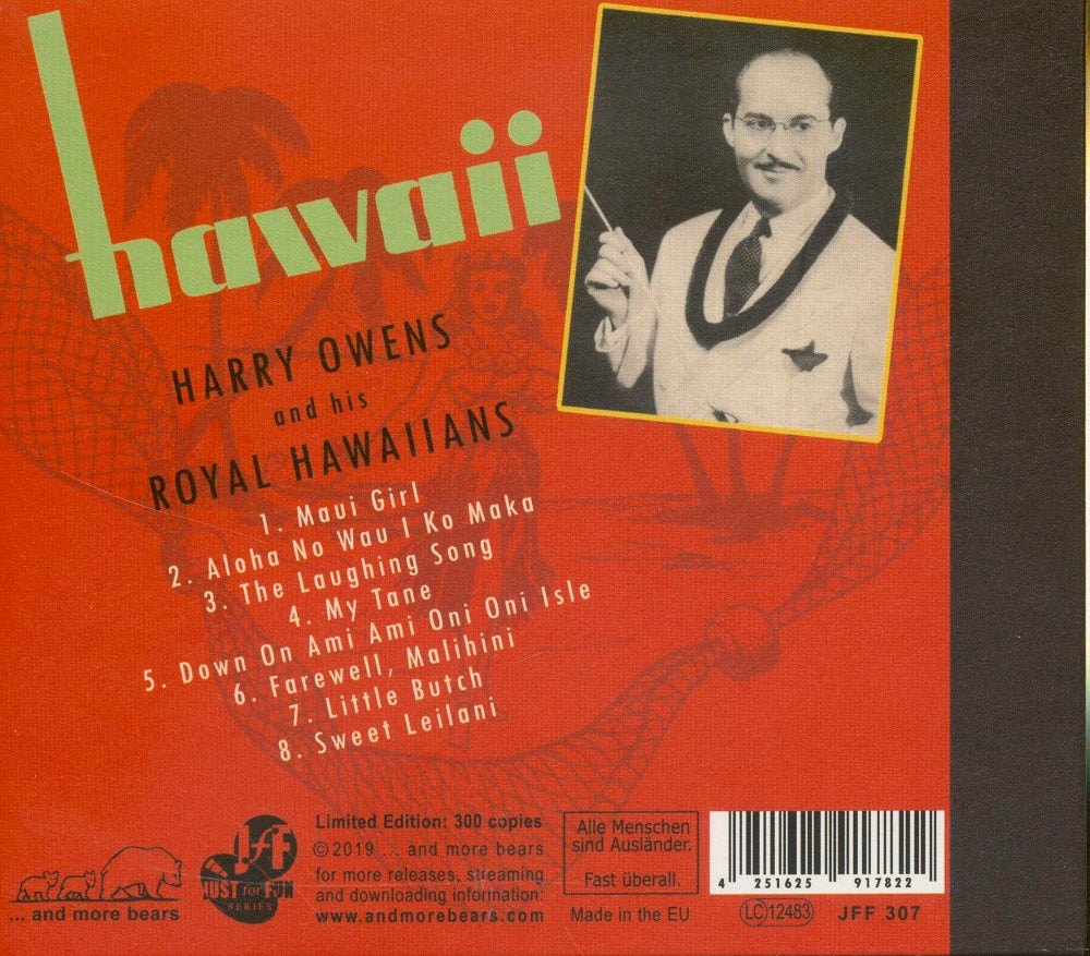 CD - Harry Owens and his Royal Hawaiians - Hawaii