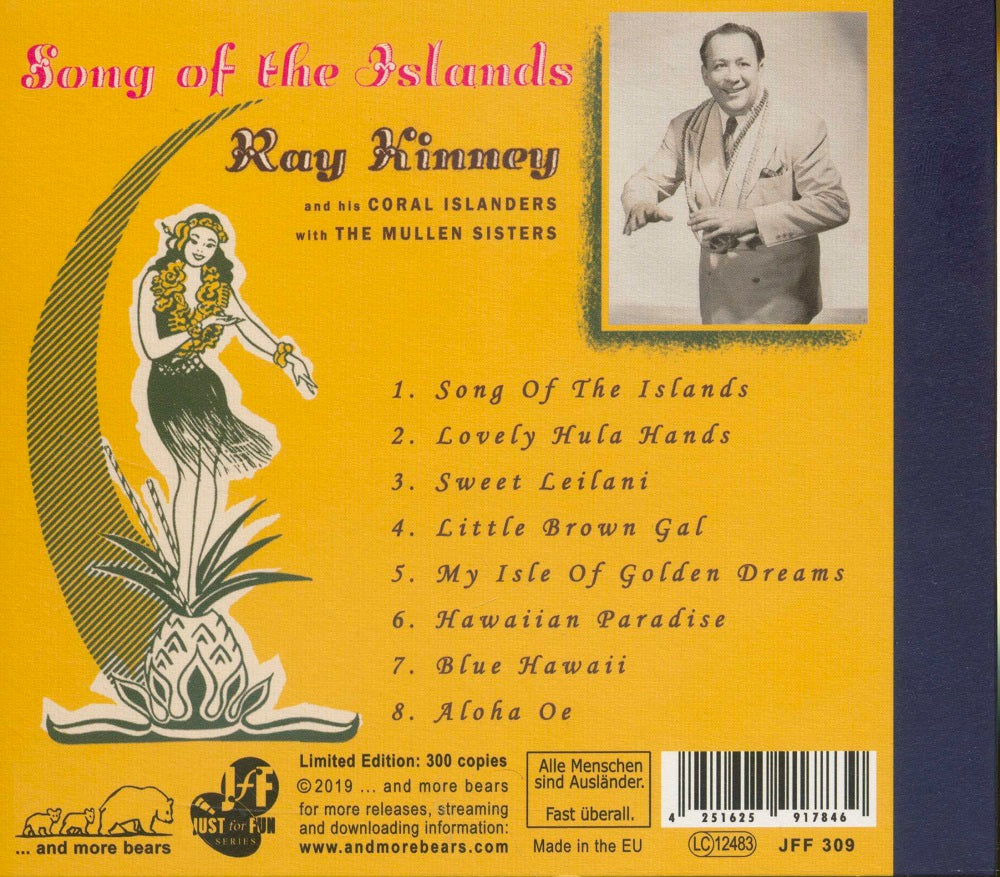 CD - Ray Kinney and his Coral Islanders - Song Of The Island