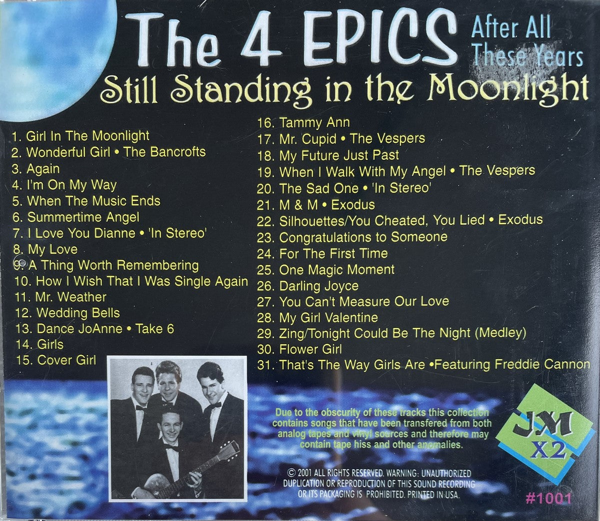 CD - 4 Epics - Still Standing In The Moonlight After All These Years