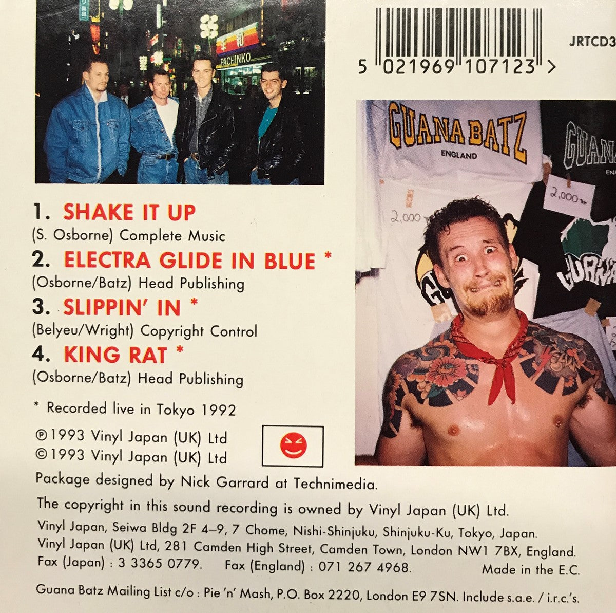 CD - Guana Batz - Shake It Up