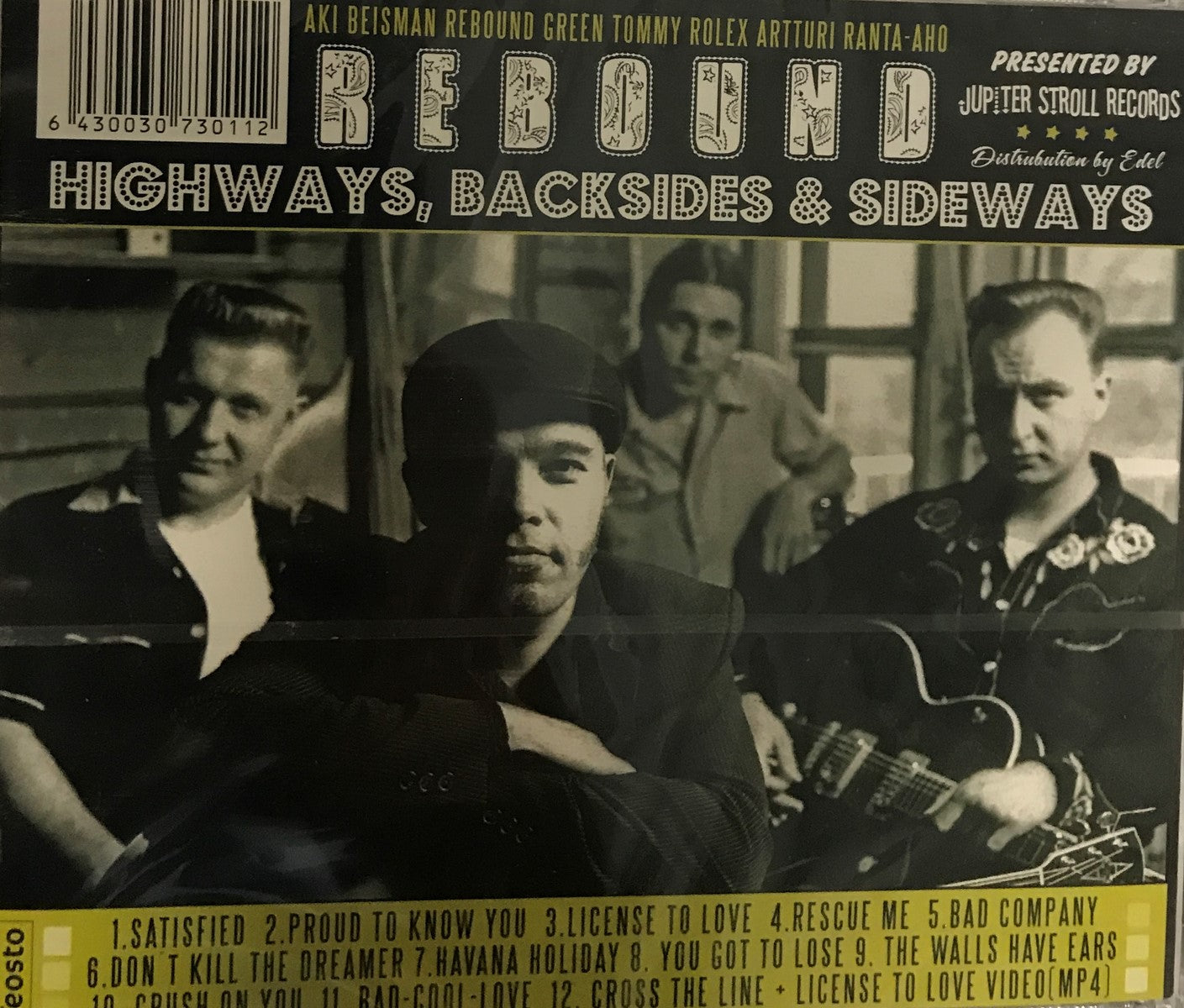 CD - Rebound - Highways Backsides & Sideways