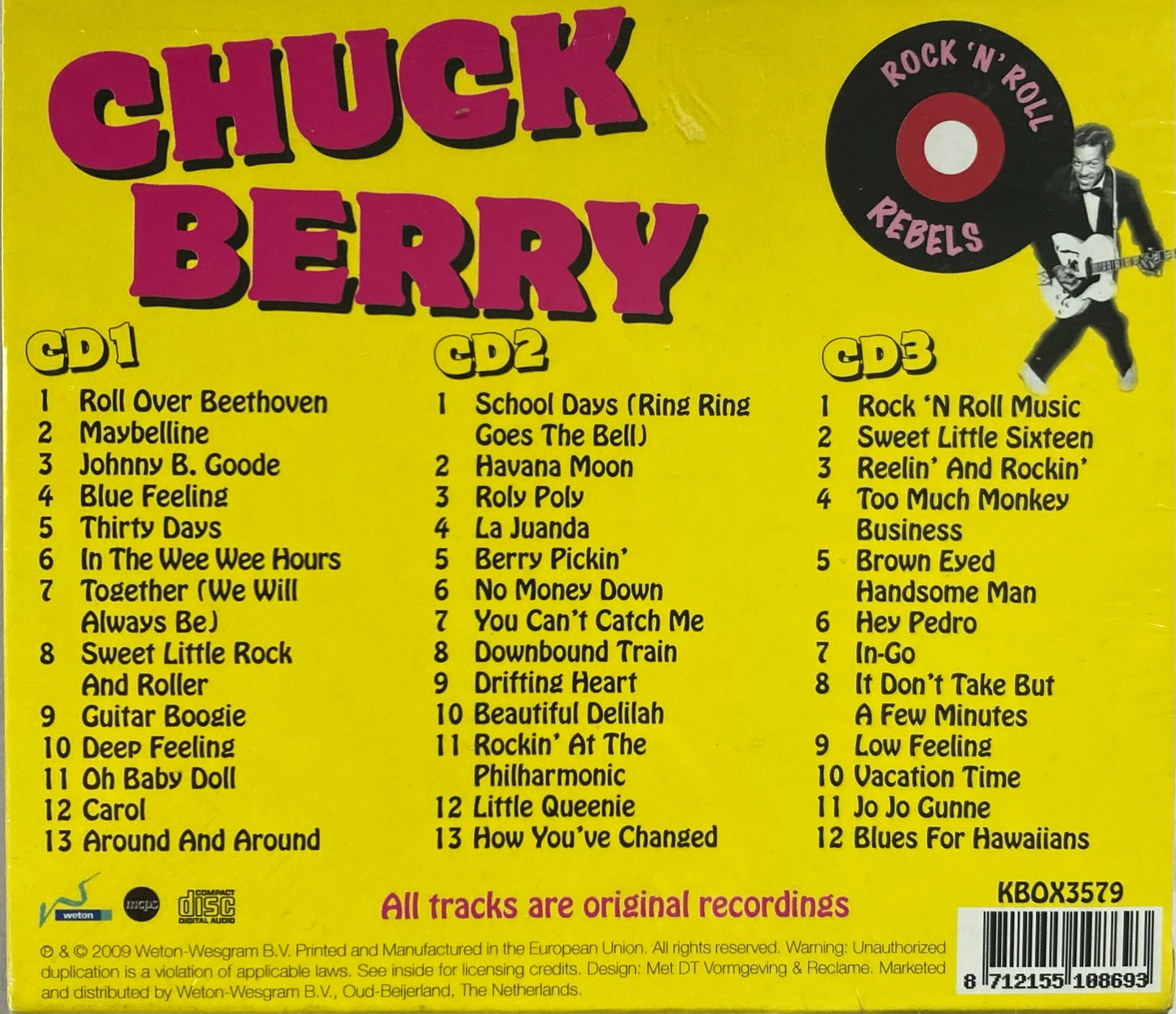 CD-3 - Chuck Berry - 3 CD Box