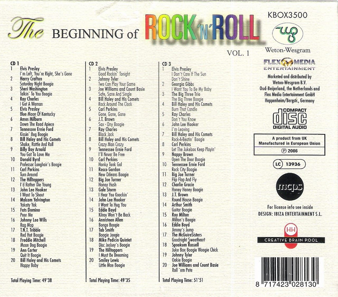 CD-3 - VA - The Beginning Of Rock'n'Roll Vol. 1