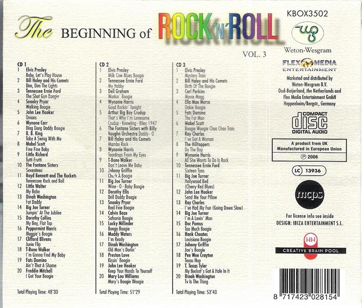 CD-3 - VA - The Beginning Of Rock'n'Roll Vol. 3
