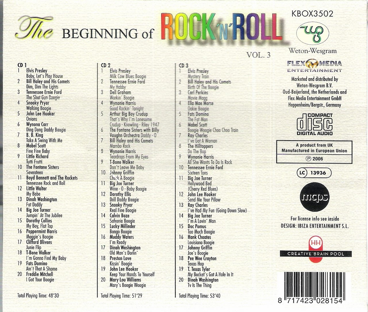 CD-3 - VA - The Beginning Of Rock'n'Roll Vol. 3