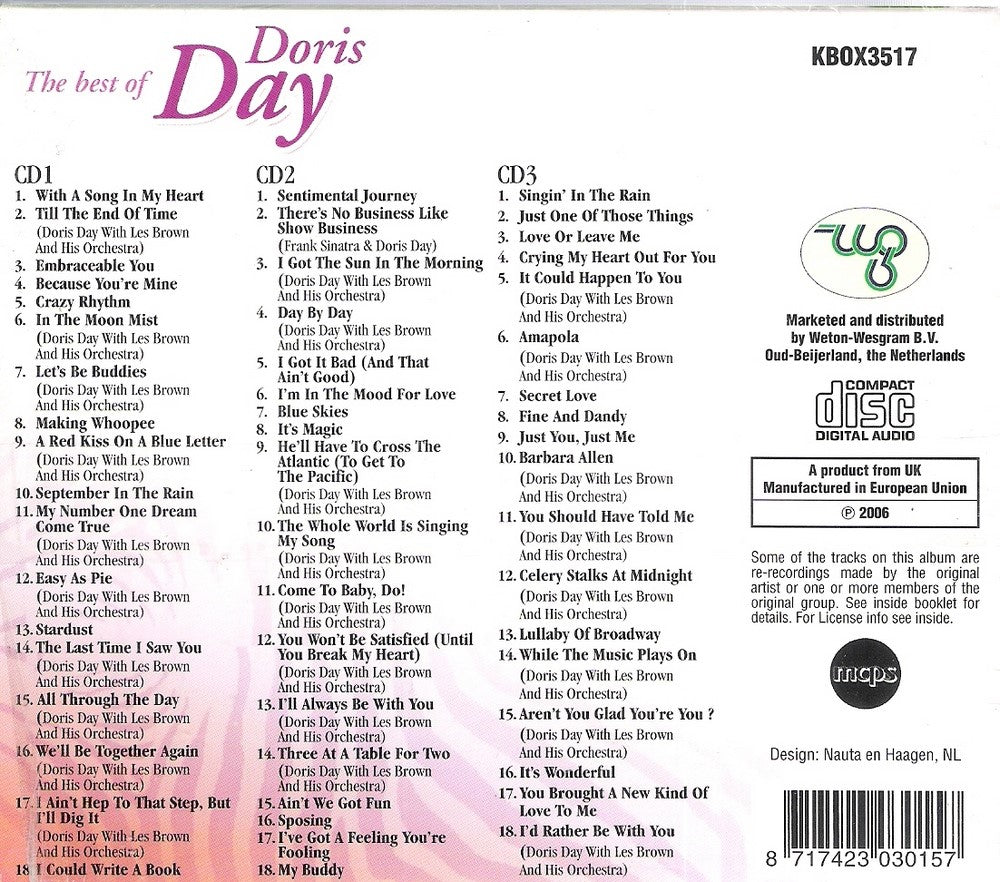 CD-3 - Doris Day - The Best of