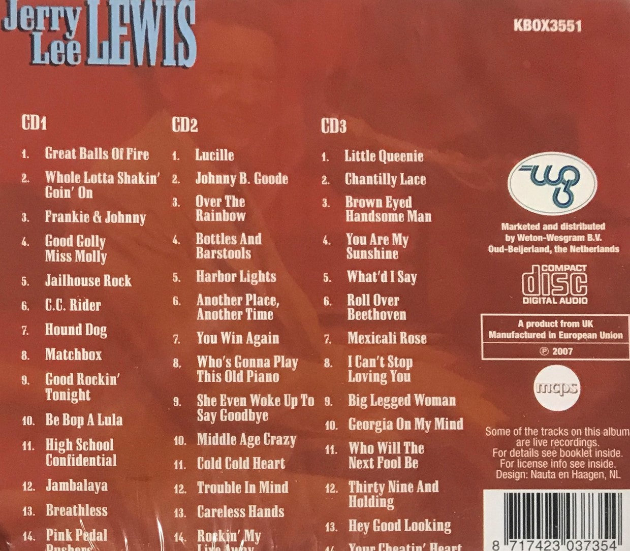 CD-3 - Jerry Lee Lewis - Jerry Lee Lewis Boxset