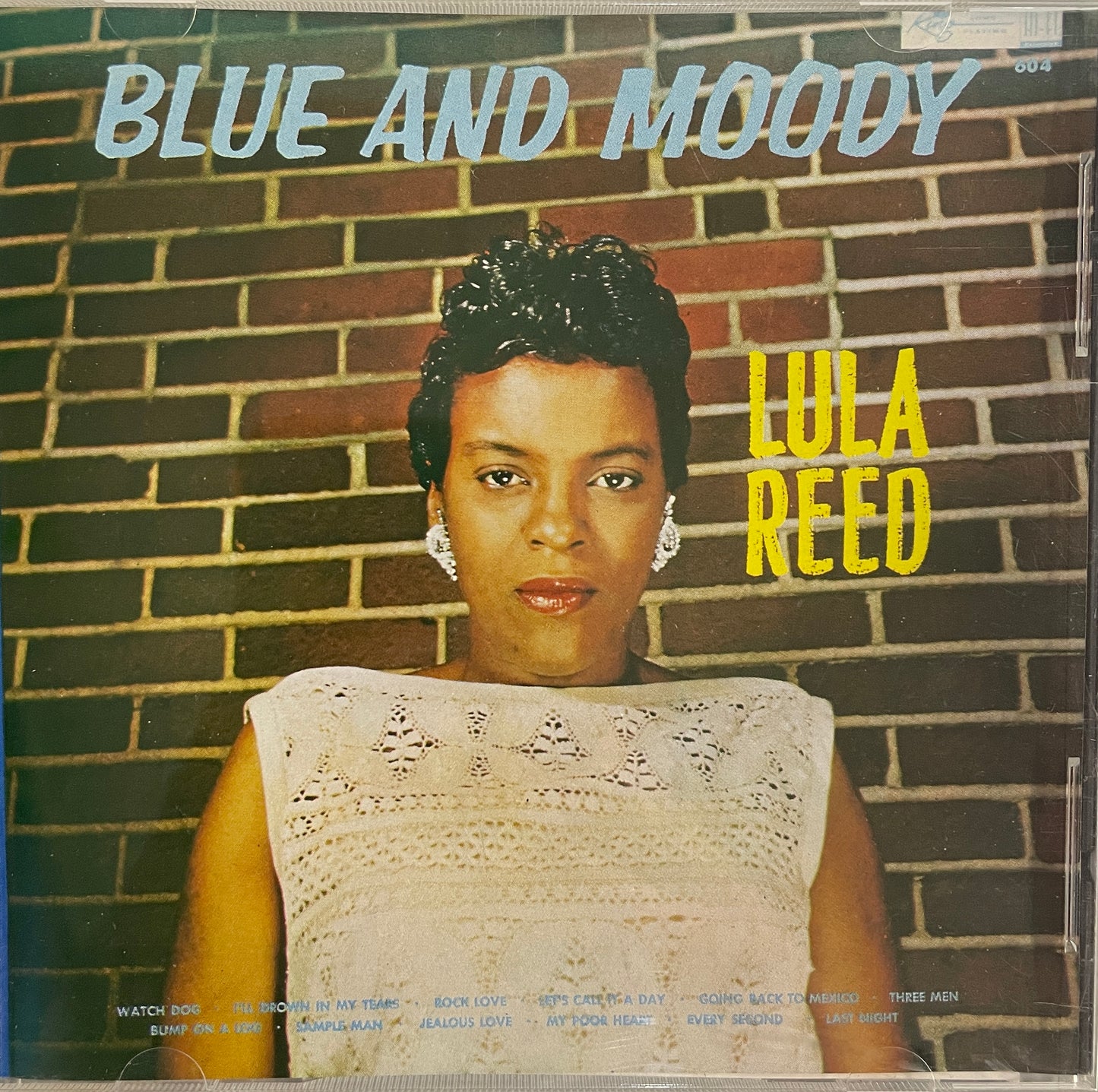 CD - Lula Reed - Blue And Moody