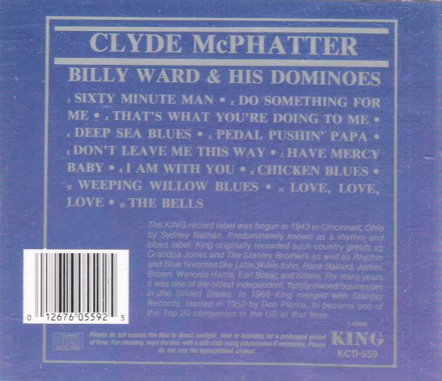 CD - Clyde McPhatter - Clyde McPhatter With Billy Ward