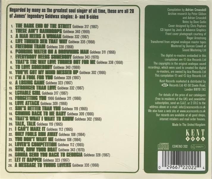 CD - James Carr - The Complete Goldwax Singles