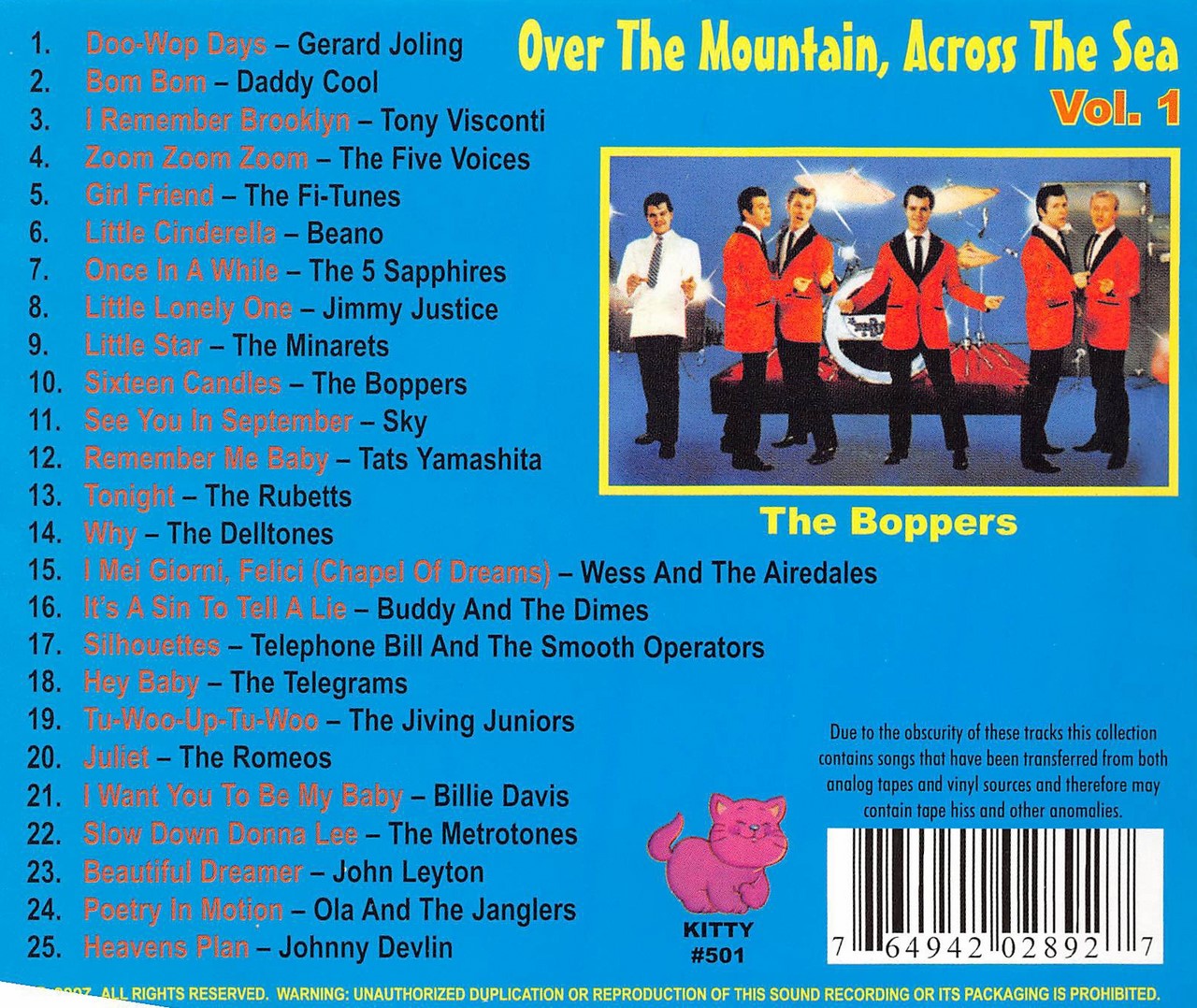 CD - VA - Over The Mountain, Across The Sea Vol. 1