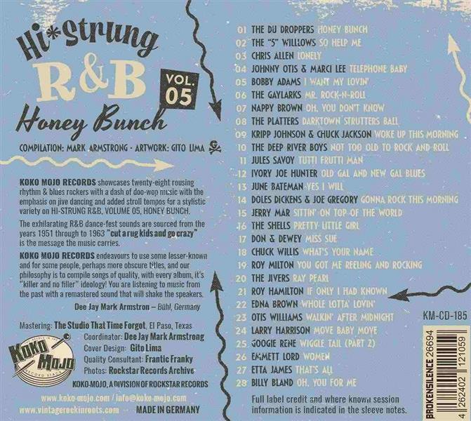 CD - VA - Hi-Strung R&B Vol. 5 - Honey Bunch