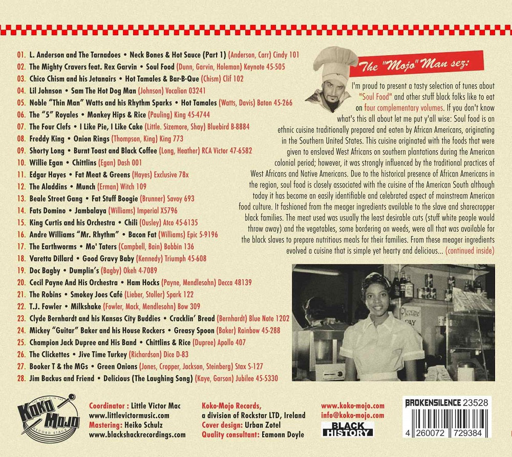 CD - VA - Mojo Man Presents Koko-Mojo Diner Vol. 1 - Soul Food