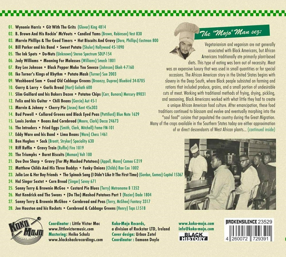 CD - VA - Mojo Man presents Koko-Mojo Diner Vol. 2 - Cornbread & Cabbage Greens