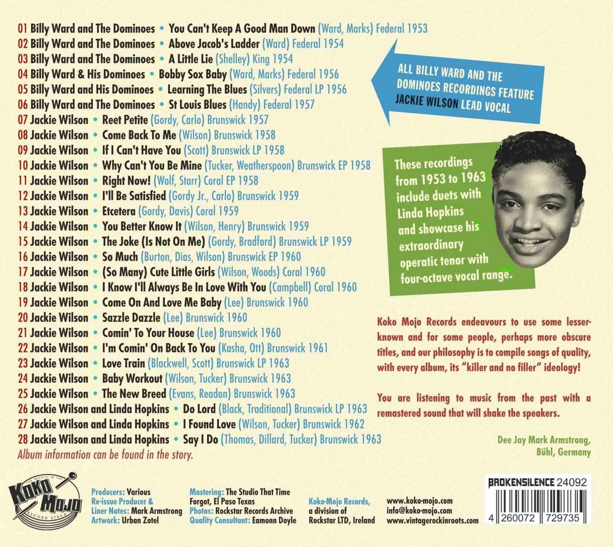 CD - Jackie Wilson - Mr. Excitement