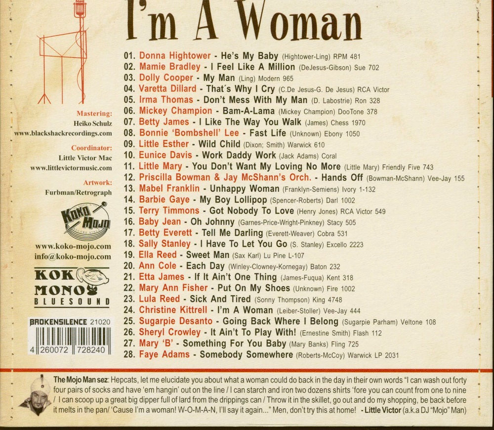 CD - VA - I'm A Woman