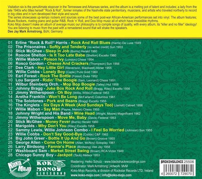 CD - VA - Southern Bred - Tennessee Arkansas R&B Rockers Vol. 26