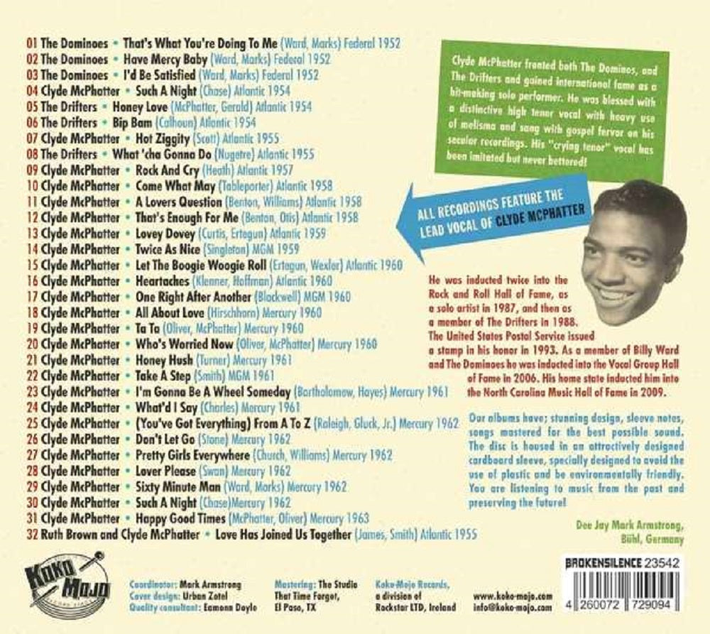 CD - Clyde McPhatter - The Voice Of R&B