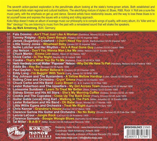 CD - VA - Southern Bred - Louisiana New Orleans R&B Rockers Vol. 19