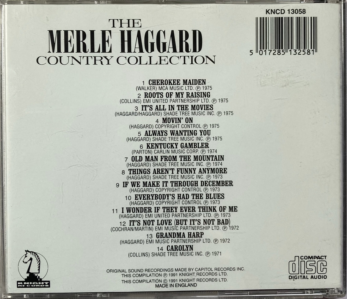 CD - Merle Haggard - Country Collection