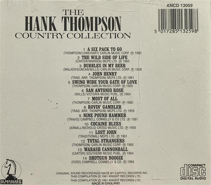 CD - VA - The Hank Thompson Country Collection