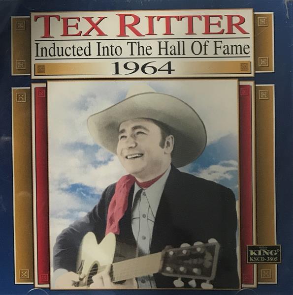 CD - Tex Ritter - Hall Of Fame , Inducted 1964 – Rockabillyshop