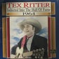 CD - Tex Ritter - Hall Of Fame , Inducted 1964