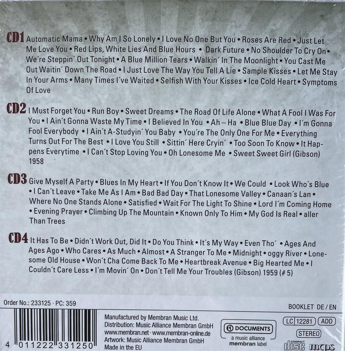 CD-4 - Don Gibson - Hillbilly Hitmaker