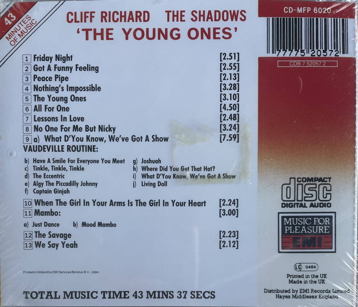 CD - Shadows And Cliff Richard - Young Ones
