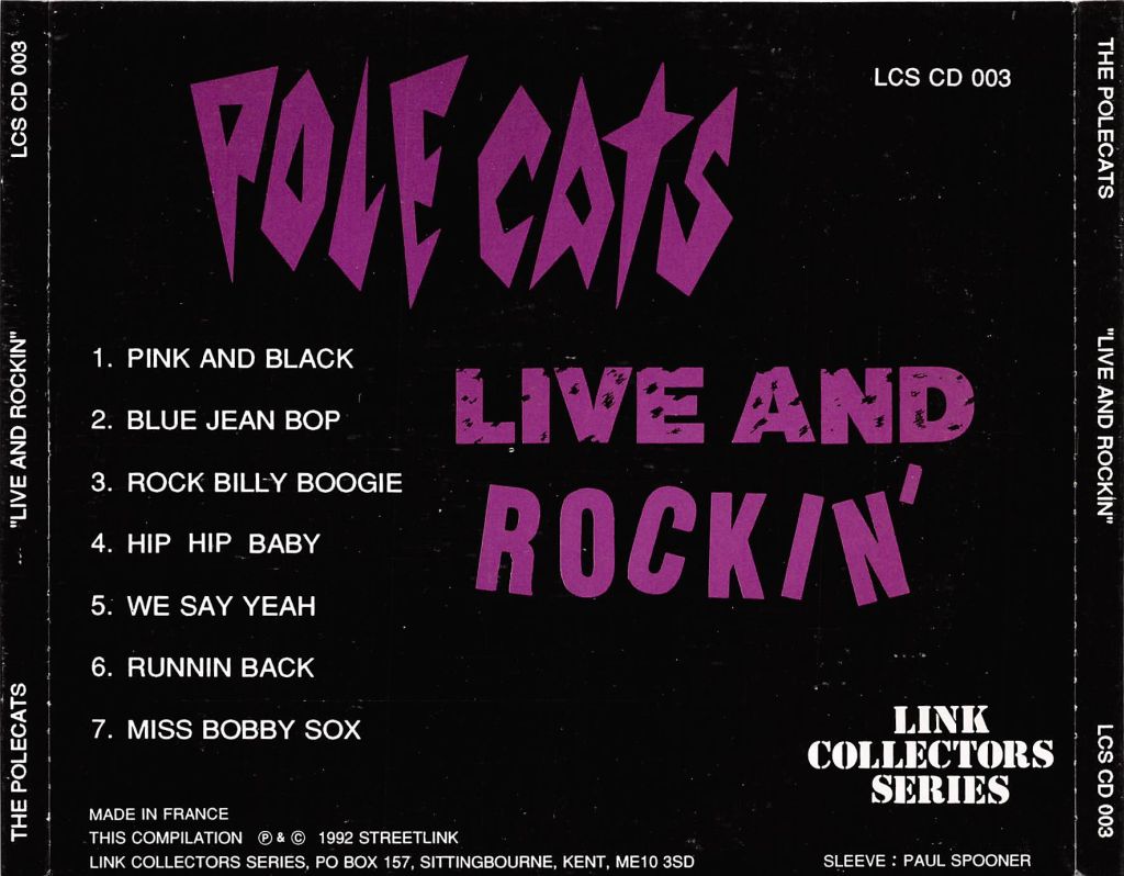 CD - Polecats - Live And Rockin’