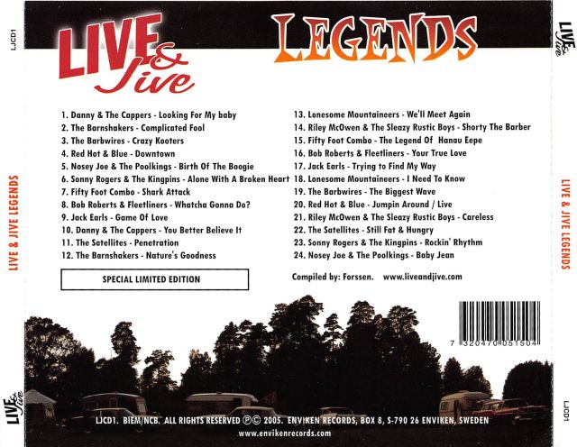 CD - VA - Live & Jive Legends