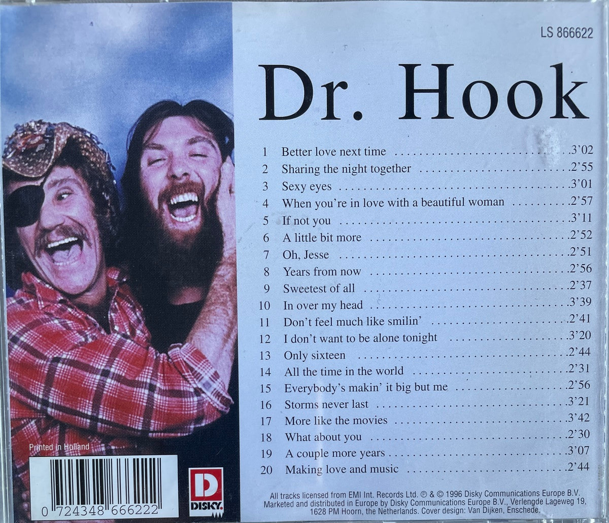 CD - Dr. Hook - 20 Great Love Songs