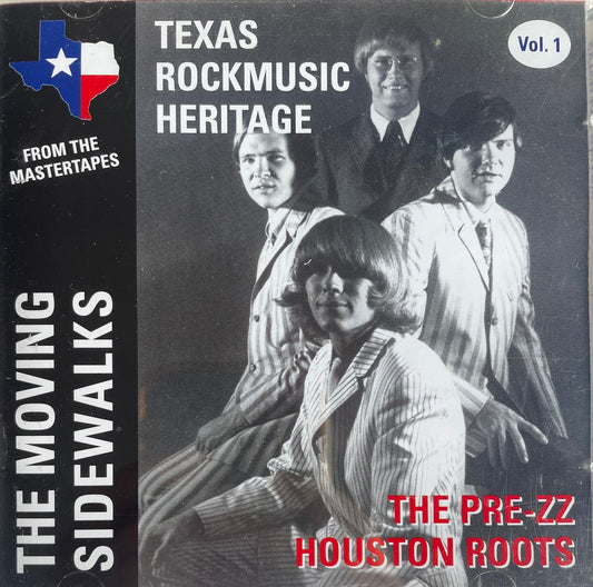 CD - Moving Sidewalks - Texas Rockmusic Heritage - Pre-ZZ Houson Roots