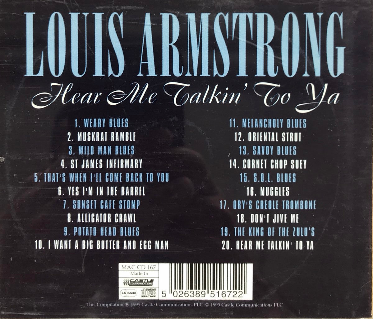 CD - Louis Armstrong - Hear Me Talkin' To Ya