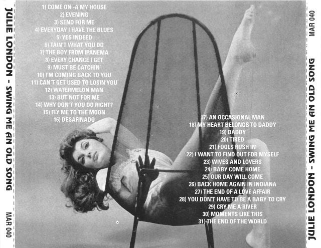 CD - Julie London - Swing Me An Old Song