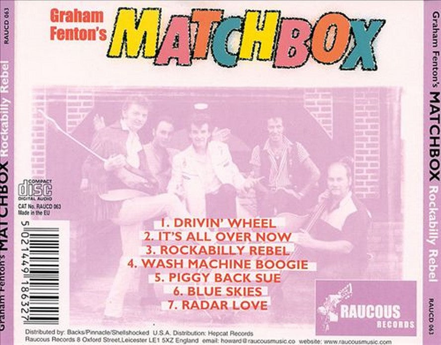 CD - Matchbox - Rockabilly Rebel