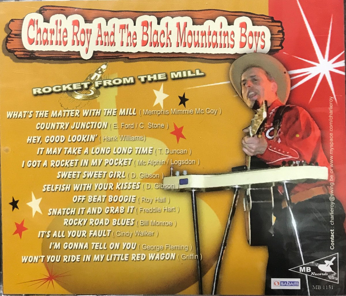 CD - Charlie Roy And The Black Mountain Boys - Rocket From The Mill